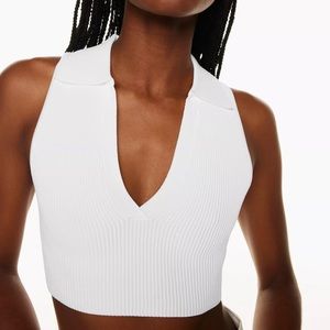 Babaton
Sculpt Knit Polo Top Aritzia